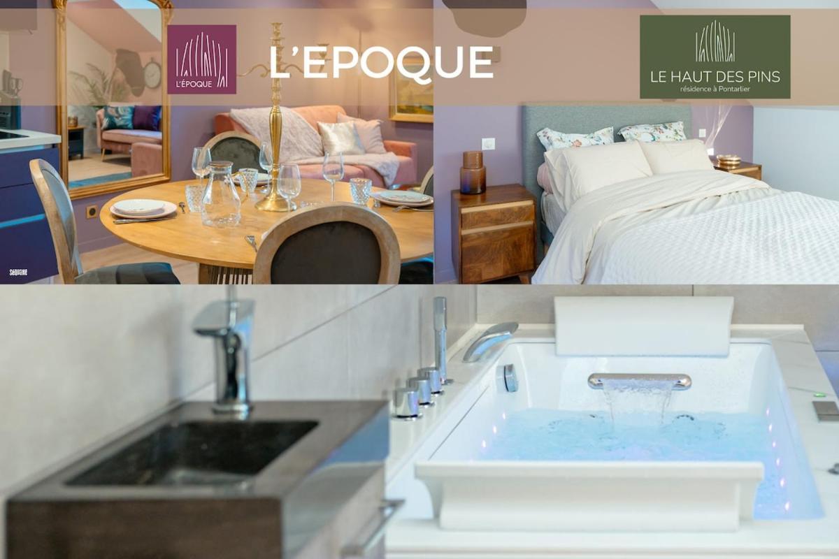 Baignoire Balneo Romantic Experience - L'Epoque Pontarlier Ngoại thất bức ảnh